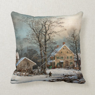 Winter in the Country, A Cold Morning Cushion