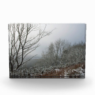 Winter in the Macclesfield Forest Card Poster Photo Block