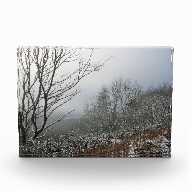 Winter in the Macclesfield Forest Card Poster Photo Block (Front)