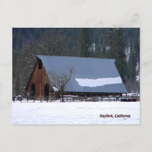 Winter in the mountains..... postcard