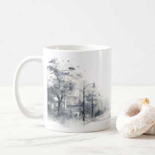 Winter in The Street Coffee Mug