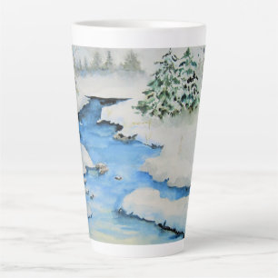 Winter in the Valley Latte Mug