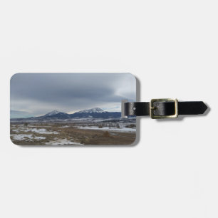 Winter in the Valley Luggage Tag