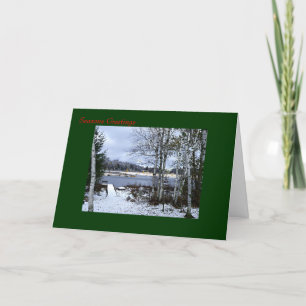 Winter In Wisconsin Holiday Card