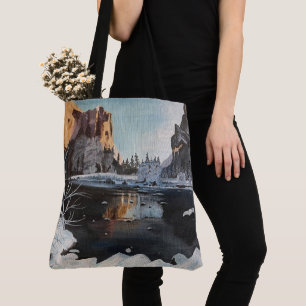 Winter in Yosemite, by Gary Poling Tote Bag