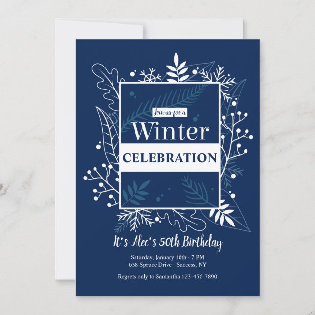 Winter Invitation (Front)