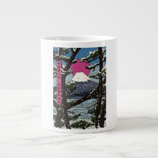 Winter is cold but the heart is warm large coffee mug