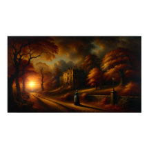 'Winter is Coming' Painting Vintage