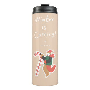 Winter Is Coming   Personalised Holiday Travel Mug