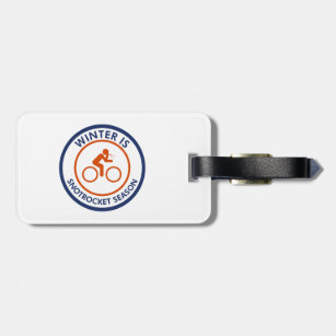 Winter Is Snot Rocket Season Cycling Luggage Tag