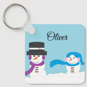Winter is Snowy  Key Ring