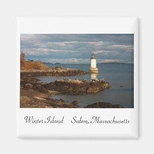 Winter Island Magnet