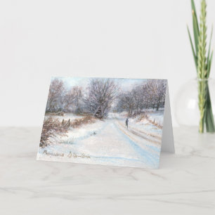 "Winter Isolation"  Blank Card
