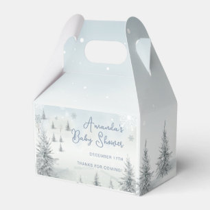 Winter Its Cold Outside Baby Shower Thank You Favour Box