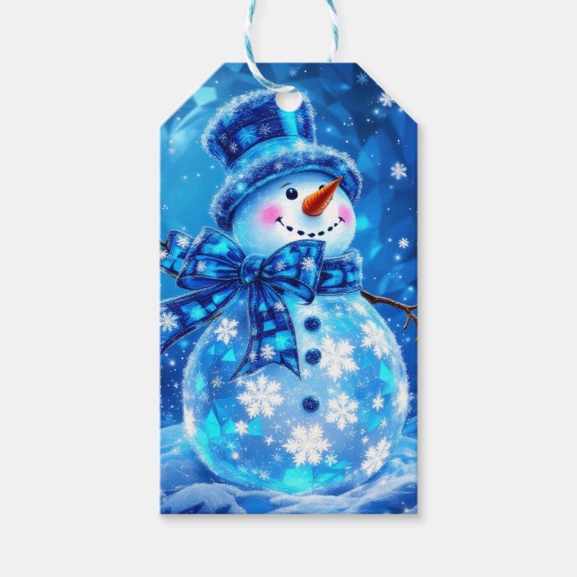 Winter Joy Gift Bag Gift Tags (Front)