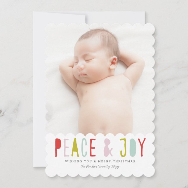 Winter Joy Holiday Card (Front)