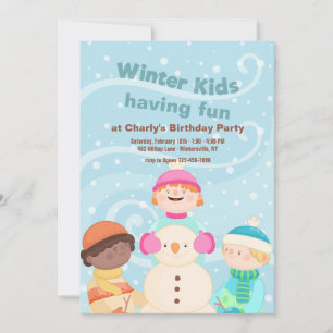 Winter Kids Invitation