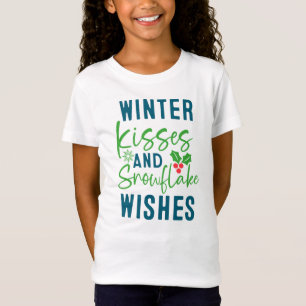 Winter Kisses And Snowflake Wishes-51963 T-Shirt