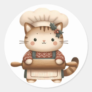 Winter Kitten  Stickers