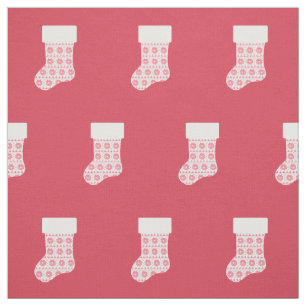 Winter Knit Christmas Stocking Fabric