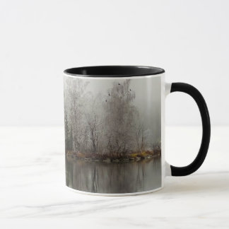 Winter Lake and Tree Scene from Austria Mug