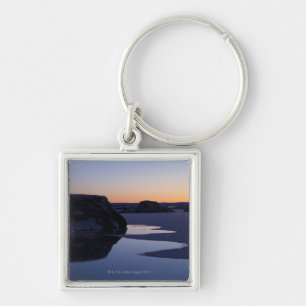 Winter, Lake Myvatn, Iceland Key Ring