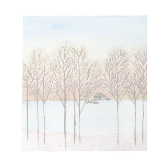 Winter Lake Notepad (Front)