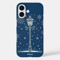 Winter Lamplight Story iPhone 16 Case