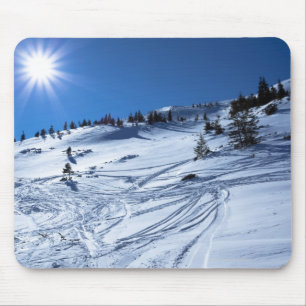 Winter land Winter sun Mouse Mat