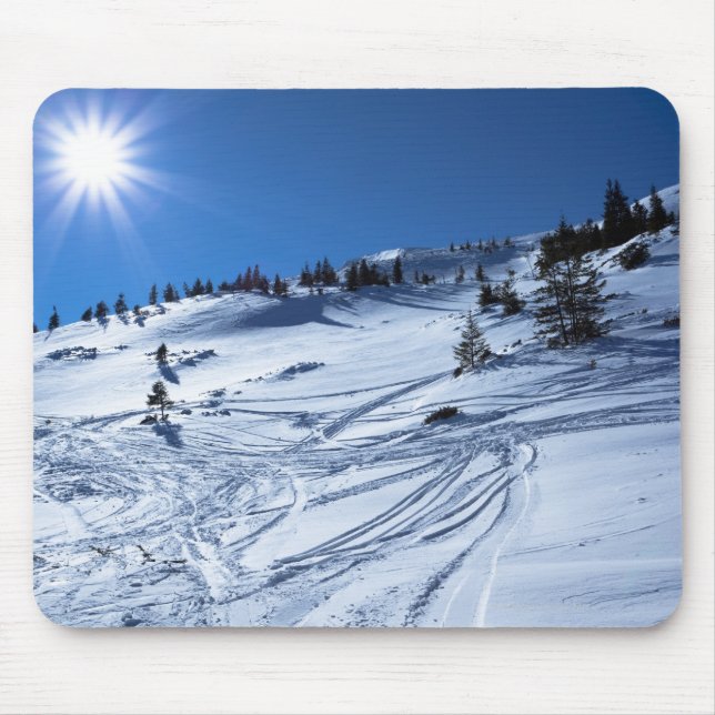Winter land  Winter sun Mouse Mat (Front)