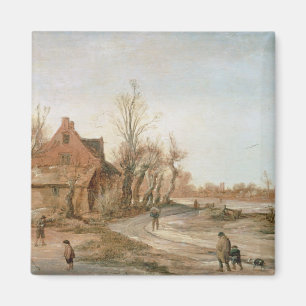 Winter Landscape, 1623 Magnet