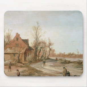 Winter Landscape, 1623 Mouse Mat