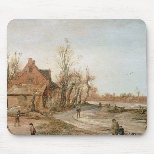 Winter Landscape, 1623 Mouse Mat (Front)
