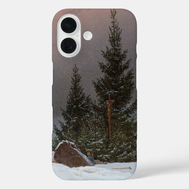 Winter Landscape, 1811 by Caspar David Friedrich Case-Mate iPhone Case (Back)