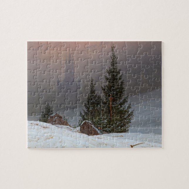 Winter Landscape, 1811 by Caspar David Friedrich Jigsaw Puzzle (Horizontal)