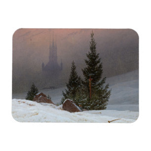 Winter Landscape, 1811 by Caspar David Friedrich Magnet
