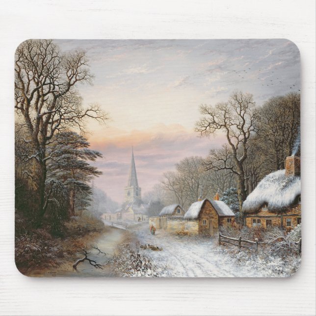 Winter landscape, 1869 mouse mat (Front)