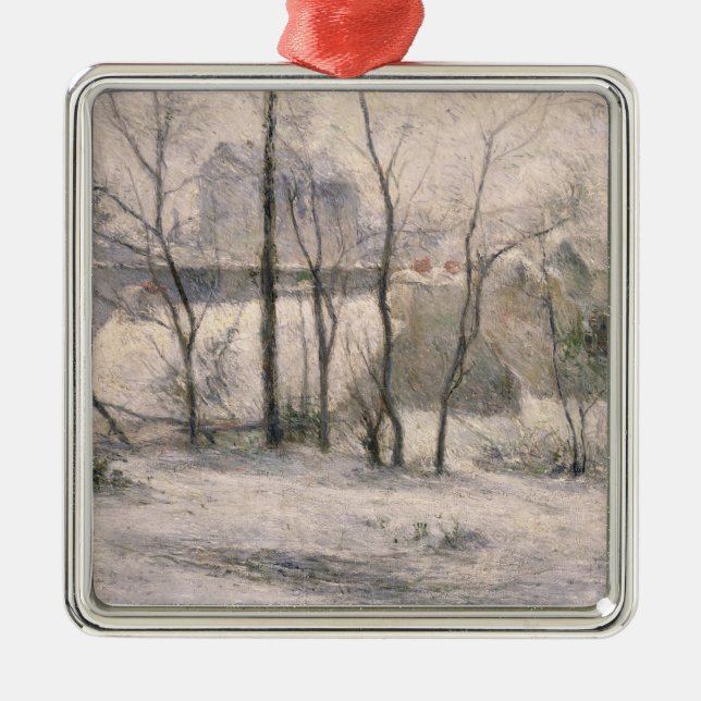Winter Landscape, 1879 Metal Tree Decoration (Front)