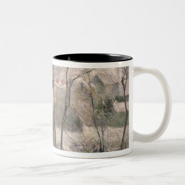 Winter Landscape, 1879 Two-Tone Coffee Mug (Right)