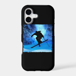 Winter Landscape and Freestyle Skier