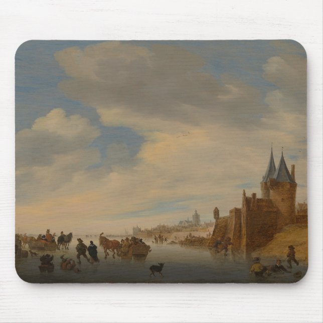 Winter Landscape at Arnhem | 1653 Mouse Mat (Front)