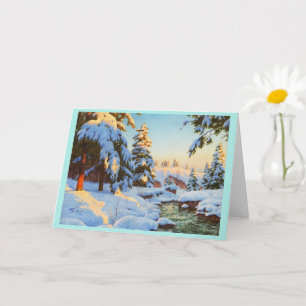 Winter landscape, Bessonof  Card