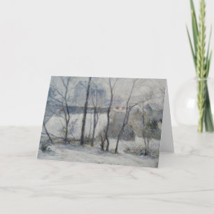 Winter Landscape (by Paul Gaugin) Card
