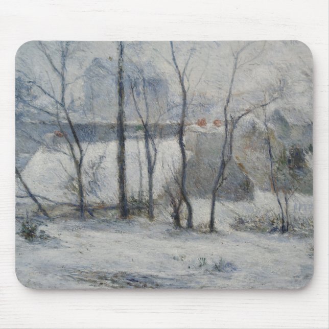 Winter Landscape (by Paul Gaugin) Mouse Mat (Front)