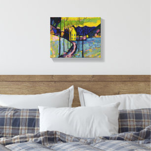 Winter Landscape by Wassily Kandinsky Canvas Print