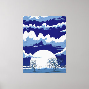 Winter Landscape Canvas Print