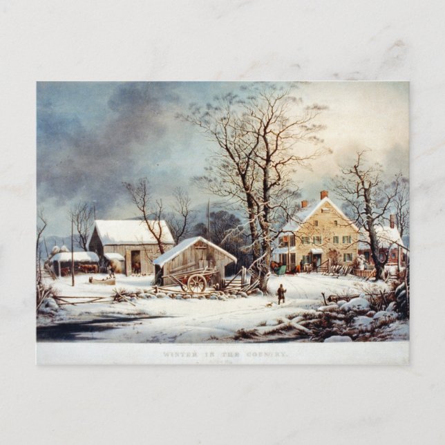 Winter Landscape Card (Front)