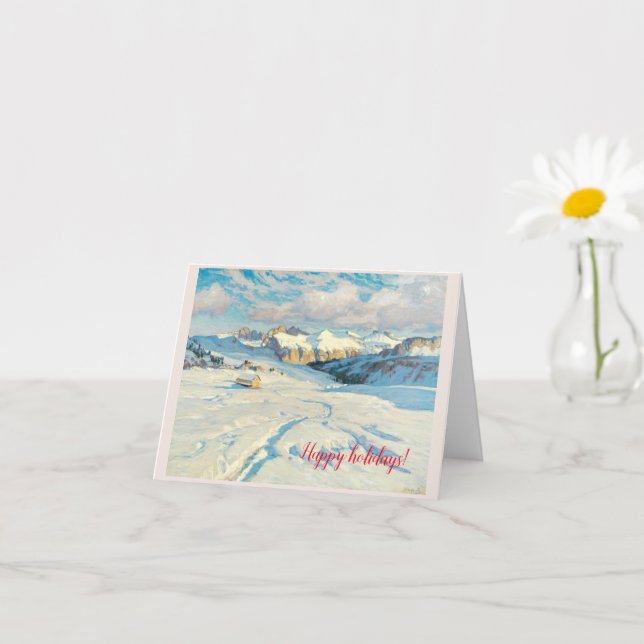 Winter Landscape   Card (Small Plant)