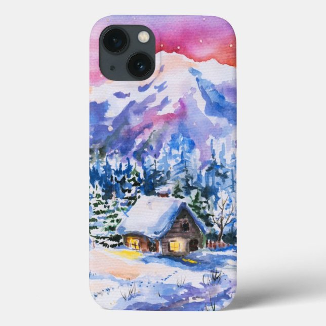 Winter landscape Case-Mate iPhone case (Back)