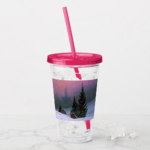 Winter Landscape Caspar David Friedrich Acrylic Tumbler